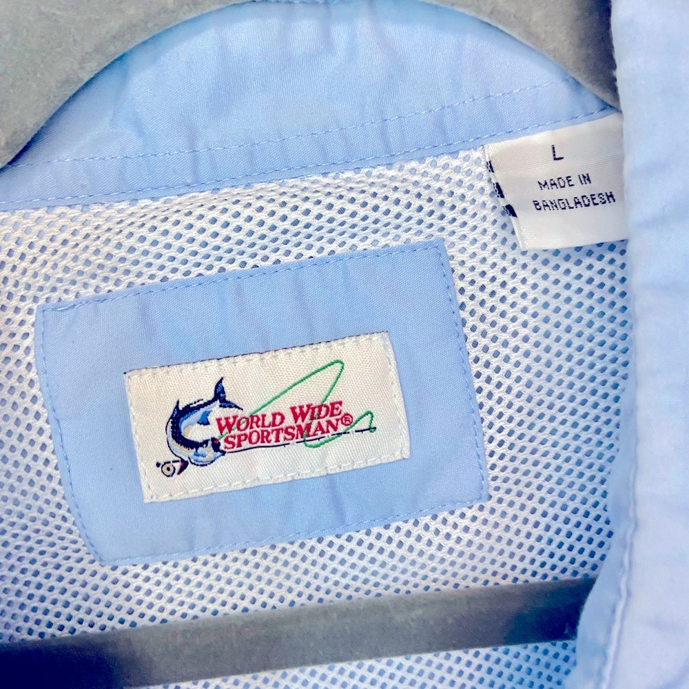 WORLD WIDE SPORTSMAN, BLUE , SIZE LARGE